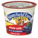 wm 6 oz. wild blueberry organic whole milk yogurt