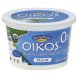 OIKOS oikos organic greek yogurt plain Calories