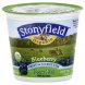 Stonyfield Farm lowfat 6 oz. blueberry fob organic lowfat yogurt Calories