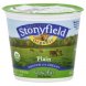 Stonyfield Farm lowfat plain organic lowfat yogurt Calories