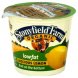lowfat 6 oz. luscious lemon fob organic lowfat yogurt