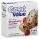 Great Value cereal strawberry bars Calories