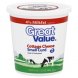 cottage cheese small curd grade a pasteurized dairy