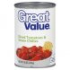 Great Value diced tomatoes and green chilies Calories