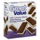 Great Value 100 calorie minis ice cream sandwiches vanilla flavored Calories