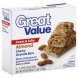 Great Value chewy granola almond sweet and salty bars Calories