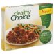 Healthy Choice modern classics spaghetti and meatballs Calories