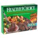Healthy Choice mixed grills steak with classic barbecue dipping sauce Calories