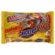 Mars candy bars 3 musketeers, snickers, twix, starburst, fun size Calories