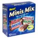 Minis minis mix mini ice cream bars twix, snickers, 3 musketeers, milky way Calories