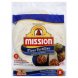 Mission Foods burrito 10" flour tortillas 14ct Calories