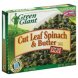 Green Giant Create A Meal! cut leaf spinach and butter bib Calories