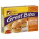 Foster Farms great bites chicken cheeseburgers all american mini, with bbq sauce Calories