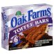 toffee bars with chocolate flavored coating