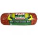 Valley Tradition 100% pure ground beef Calories