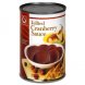 Genuardis jellied cranberry sauce Calories