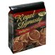 Regal Dynasty delights caramel truffle butter cookies topped with real milk chocolate, pre-priced Calories