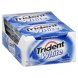 Trident white peppermint gum Calories