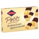petits biscuits shortbread, dipped in chocolate