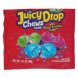 juicy drop chews candy with flavor boosting centers