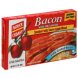 bacon fully cooked, smoked with sweet apple wood