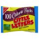 Little Letters 100 calorie packs cookies mini Calories