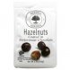 hazelnuts coated in bittersweet chocolate