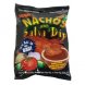 hot nachos and salsa dip