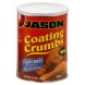coating crumbs flavored
