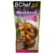 BChef fusion cuisine wine sauce demi-glace, blackberry Calories
