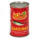 La Cholila sardines in tomato sauce Calories
