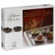 dessert cups belgian chocolate, assorted