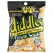 Diddles potato snack onion & garlic flavored Calories