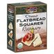 flatbread squares organic, rosemary