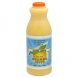 100% juice pure, orange