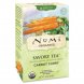 Numi organics savory tea green tea broccoli cilantro, decaffeinated, tea bags Calories