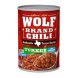 Wolf Brand Chili turkey no beans Calories