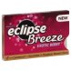 Eclipse breeze gum sugarfree, exotic berry Calories