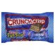 Crunch crisp crispy wafers chocolate creme, fun size Calories