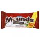 Mounds dark chocolate bars coconut filled, king size Calories
