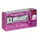 ice cubes instantly cold gum with xylitol, sugar free, bubble breeze