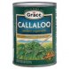 callaloo chopped in salt water
