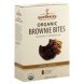 brownie bites organic, classic walnut