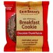 Erin Bakers chocolate chunk raisin original breakfast cookies Calories