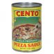 Cento Fine Foods pizza sauce fully prepared Calories