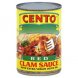 Cento Fine Foods clam sauce red, with extra virgin olive oil Calories