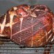 pork, cured, ham, whole, separable lean and fat, roasted