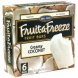 Fruit-a-Freeze creamy coconut novelties Calories