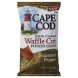Cape Cod kettle cooked potato chips waffle cut, seasoned pepper Calories