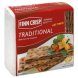 Finn Crisp traditional wholegrain rye crispbread Calories